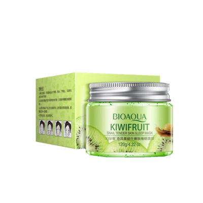 China Kivi Fruit Snail Tender Skin Private Label Sleeping Mask Cream Lock Water Moisturizer and Nourish Skin for sale