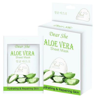 China Firming New Rise Generation Aloe Vera Facial Sheet Mask For Skin Care Moisturizing And Repairing Skin for sale