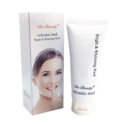 China Hot New Product Popular Volcanic Mud Wash Bright Lighting &Whitening Cream For Face Skin Care Give You Natural Whitening Skin for sale