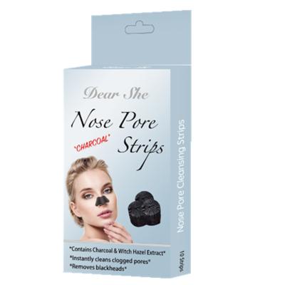 China Expensive Moisturizer She Charcoal Nose Pore Cleansing Strips Contains Witch Hazel Extract Removes Blackdead for sale