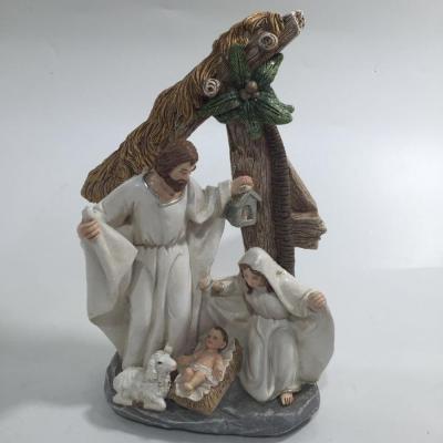 China Polyresin religious figurine Europe resin statue resin craft and Christian gift item resin figure for sale