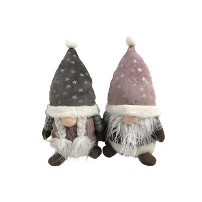 China New Christmas Home Design Gift Decoration Santa Claus Plush Gnome Plush Santa Claus Swedish Nordic Doll for sale