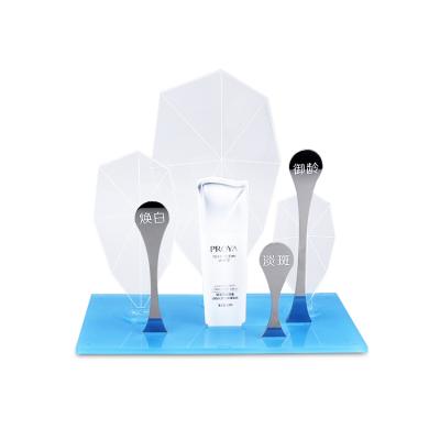 China For Lotion APEX Store Counter Acrylic Skin Care Product Cosmetic Display Stands for sale