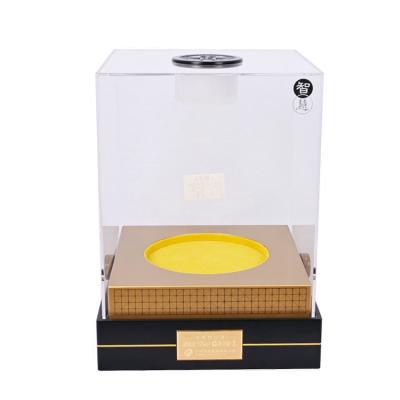 China For APEX Transparent Luxury Liquor Display Wine Acrylic Wine Display Box With Lock for sale