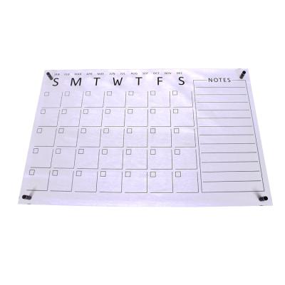 China Wall Calendar Apex Personalized Family Calendar Large Acrylic Dry Erase Planner Acrylic Blank for sale