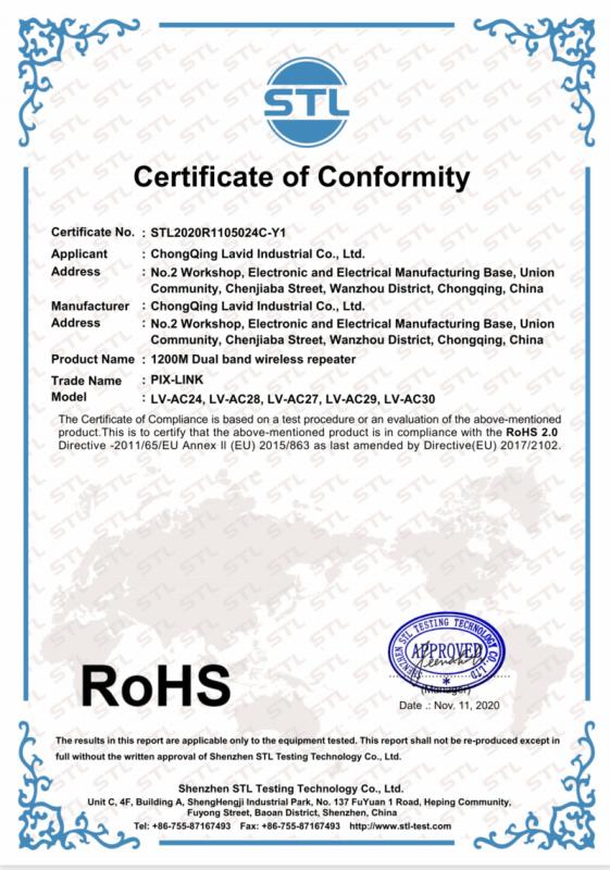 RoHS - Chongqing Lavid Industry Co., Ltd.