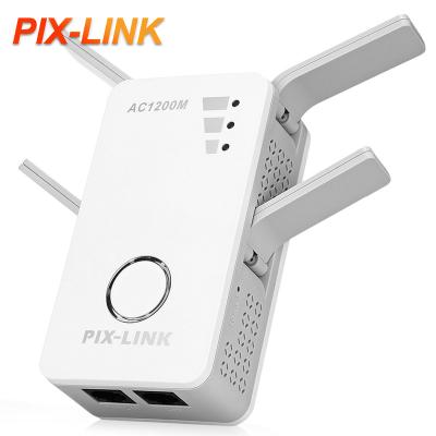 China 2022 Hot Sale Product AC1200M Dual Band Wireless Signal Repeater Wi-Fi Repeater LV-AC09 for sale