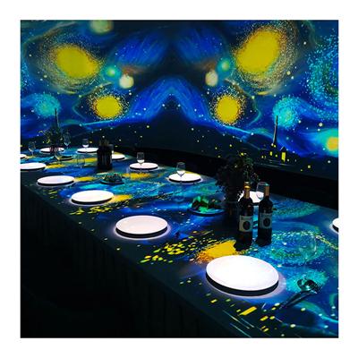 China (Contact us) Restaurant Interactive Hologram Projector Van Gogh Style Wall Indoor/Outdoor Restaurant Immersive Painting Wall for sale