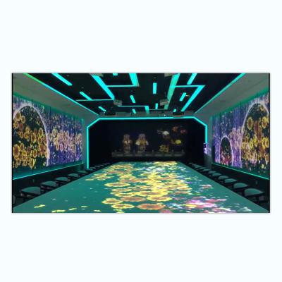 China 3D Banquet Hall Immersive Projection Holographic Projection Holographic KTV 5D Naked Eye Event Hall 4m*2.5 for sale