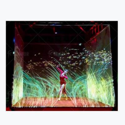 China New version 3D hologram 360 indoor transparent gauze screen highly transparent gauze holographic screen (contact us) for event roon for sale