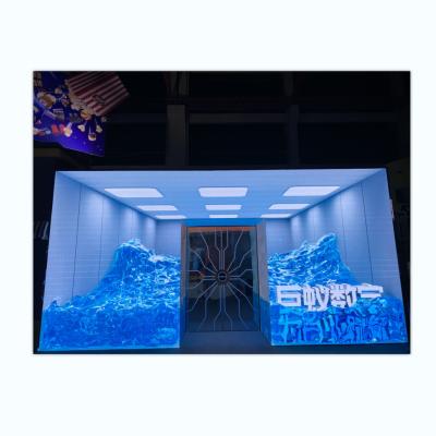 China Indoor (contact us) Hot-selling Large Screen LED Projection Door and Introducing Stereo Indoor Advertising LED Projection Immersive Screen for sale