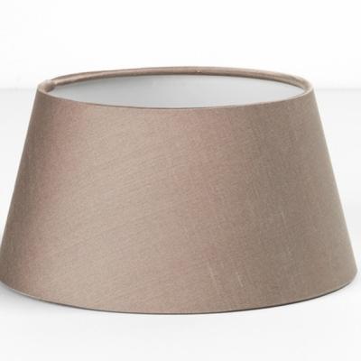 China Modern factory sale modern high quality ROUND TAPERED tambour fabric shade for sale