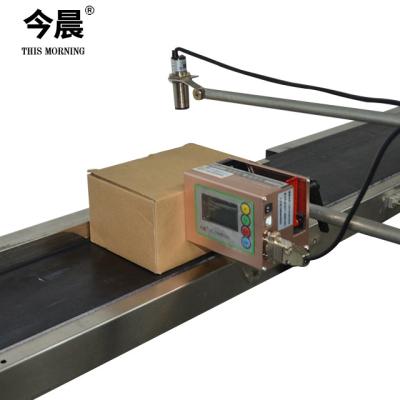 China Best Selling Hotels Group Coding Machine Handheld Inkjet Printer Maker For Pvc Pipe With Conveyor Belt for sale