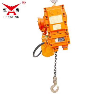 China Explosion Proof Explosion Proof Hook Linking Electric Chain Hoist 1Tons With Spark Resistant Features Electric Hoist for sale