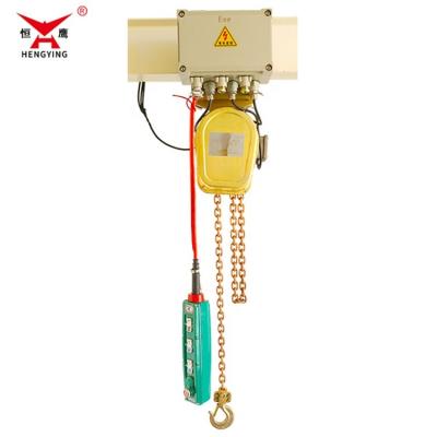 China Lifting goods in explosive or flammable atmosphere factory direct supply 3Ton 6m explosion-proof electric chain block for sale