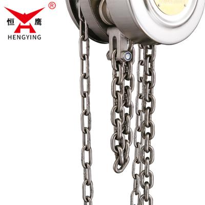 China Multifunctional Stainless Steel 2 3 5 Ton Capacity Lifting Chain Block Goods 1 Ton Chain Hoist Manufacturer With CE Certificate for sale