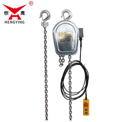 China Garment Shops 5Ton 3meters DHSS 304 Stainless Steel Electric Chain Hoist Chinese Supplier for sale