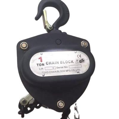 China Color Lifting Goods 1ton 5m 6m 8m Customerized Manual Chain Hoist With Galvanized Chain for sale