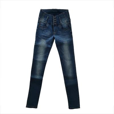 China High waist ladies jeans pants new latest list ladies jeans breathable fashionable comfortable ladies jeans pants for sale