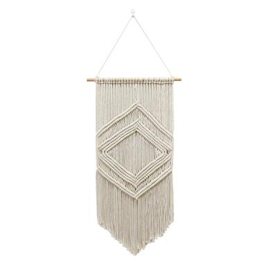 China Macrame Tapestry Boho Chic Woven Wall Art Home Decor Macrame Wall Hanging Bohemian Decor for Apartment Bedroom Nursery Gallery for sale