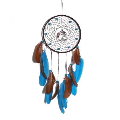 China Wholesale Bohemian Wall Hanging Feathers Traditional Dreamcatcher Home Decor Indians Wall Hanging Tree of Life Catcher for sale