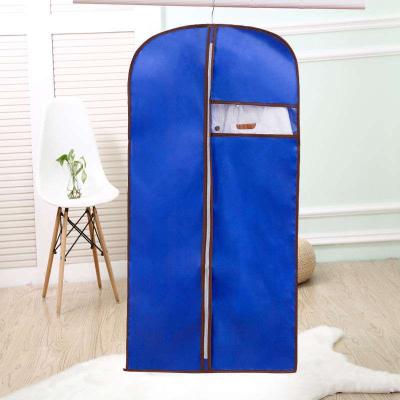 China Modern Lightweight Dustproof Hanging Garment Bags With Zipper Anti-moth Protector Storage Bags For Closet Travel Jacket Clothes Dress for sale