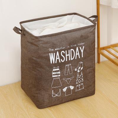 China Eco-friendly Durable Laundry Hamper Bag Collapsible Laundry Hamper with Drawstring Closure, Freestanding Laundry Storage Organizer, Large Closet Beddings Storage Baskets for sale