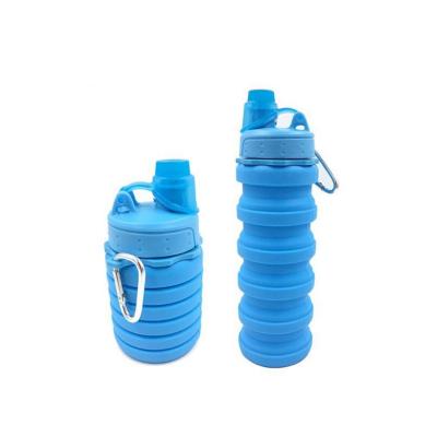 China Viable Silicone Free Expandable Collapsible Travel Bottle BPA Drinking Outdoor Collapsible Water Bottle for sale