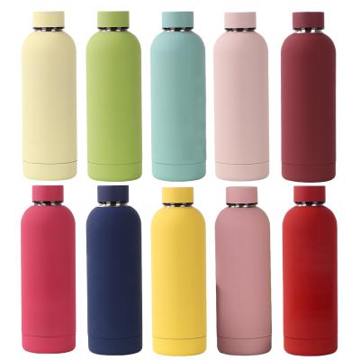 China 500ML BPA Free Vial Stainless Steel Vacuum Viable Double Walled Insulated Water Bottle for sale