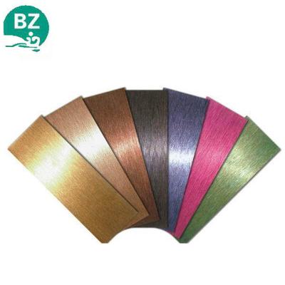 China High Quality Food Wrapping 0.5mm Color Anodized Alloy Brushed Aluminum Sheets for sale