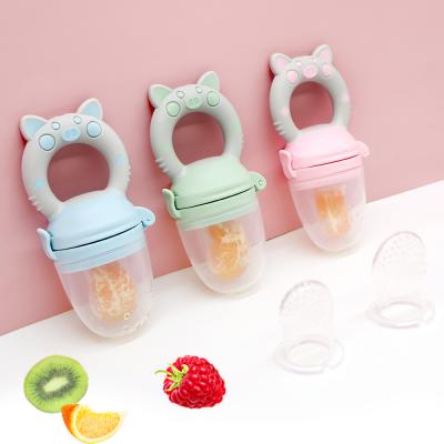 중국 BPA Free Pacifier Silicone Baby Fresh Food Feeder Pacifier Feeding Fruit Infant Nipple Teething Toy Silicone Pacifiers 판매용