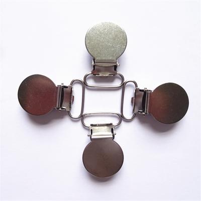 Китай High Quality Round Stainless Steel Baby Pacifier Clips Stainless Soother Dummy Clip продается