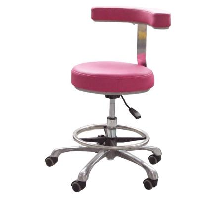 China Modern Nail Salon Technician Chair Nail Technician Chair Rolling Pedicure Stool Metal Technician Stool For Nail Salon for sale