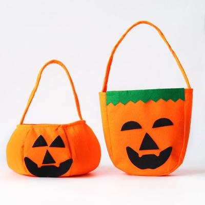 China Fashionable Portable Three-Dimensional Pumpkin Bag Can Hold Candy Halloween Products Prepare Costume Props for sale