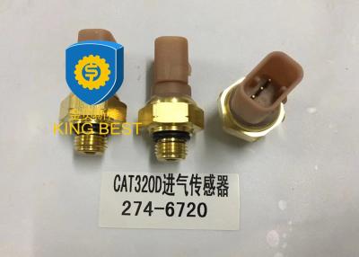 China Tempo longo do uso de bronze do sensor 2746720 do calibre de pressão do óleo das peças da máquina escavadora do gato à venda