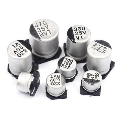 China Zhida Shunfa SMD Electrolytic Capacitor 50V10UF Standard Volume 5*5mm Aluminum Chip Capacitors for sale