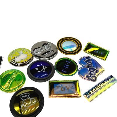 China Viable Custom Design PVC ODM Logo Printed Round Rubber Patch 3D OEM Patch For Garment for sale