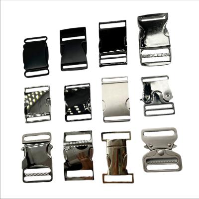 China Cutstom waterproof LOGO Quick Release Metal Buckle for webbing for sale