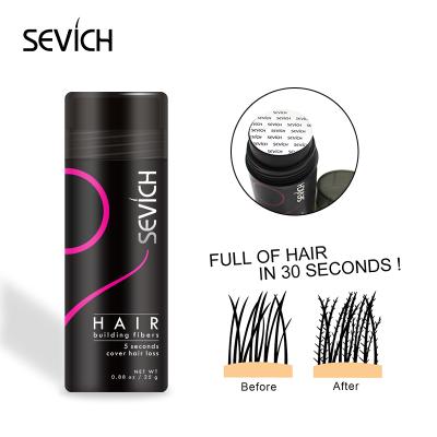 China Pure Organic New Product Sevich Keratin Hair Bleaching Fiber Powder For Hair Thinckener for sale