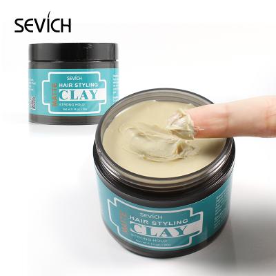 China OEM 80g Alcohol Free Edge Control Matte Finish Hair Styling Wax Mens Hair Clay for sale