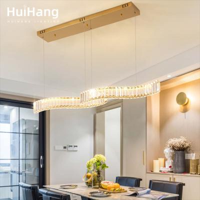 China Luxury Indoor Light 58w 68w 88w Crystal Led Chandelier Modern Creative Design Living Room Light From HUIHANG 2023 for sale