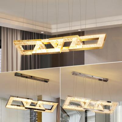 China HUIHANG Modern Custom Home Decor Lighting Modern Pendant Lamp Lights Living Room Bedroom Led Crystal Chandeliers for sale