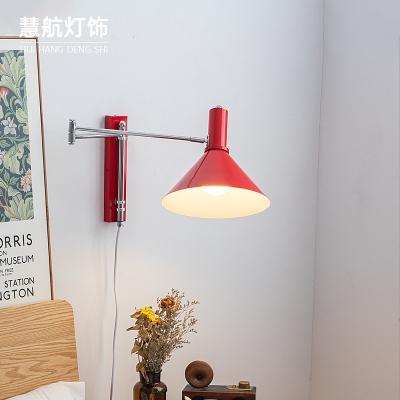 China Wholesale Custom Wholesale Modern Custom Adjustable Bedroom Iron Color HUIHANG China Indoor Wall Mount E27 Led Wall Sconce Lamp for sale