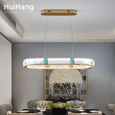 China Dining Room Crystal Chandelier Lighting HUIHANG Modern Luxury Interior Design Modern Stylish Living Room Home Decor for sale