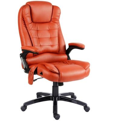 China Home Office 2022 Rotatable (Height) Brazil Adjustable Top Leather Computer Chair Business Chair Universal Wheel Reclining With Massage for sale