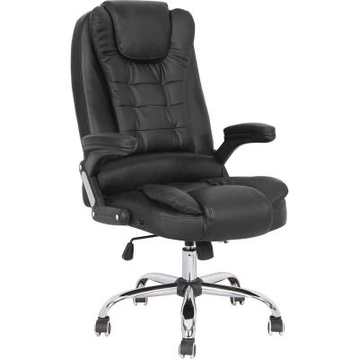 China Modern Commercial Hot Sale Massage Furniture Boss Office Chair Cheap Leather Ergonomic Computer Manager Chair PU Computer Chair for sale