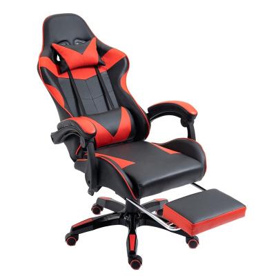 China Low Price Convertible Convertible Gaming Swivel Racing Extended Cheap Gamer Chair Computer Gaming Chair With Footrest And Massage for sale