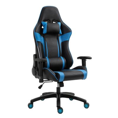 China YJ ANJI Manufacturer 2022 HOT SALE SWIVEL Convertible COOLING GAMER CUSTOM CHAIRS OEM PU LEATHER PC COMPUTER RACING GAMING CHAIR for sale