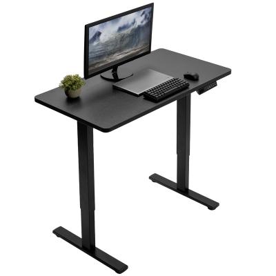 China Adjustable Electric Height Height Adjustable Desk Standing Workstation Stand Up Solid One-Piece Blackboard Table Top Standing Workstation for sale