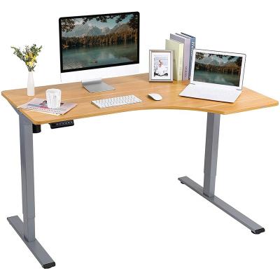 China Brazil Electric High Quality Ergonomic Design Adjustable Height Adjustable Standing Desk Sturdy Construction Apply Office Home for sale